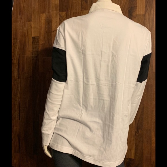 PINK Victoria’s Secret LONG SLEEVE RUGBY TEE Small - Picture 4 of 8